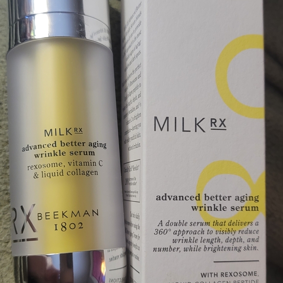 Beekman 1802 Milk RX Wrinkle Serum - Silver and White